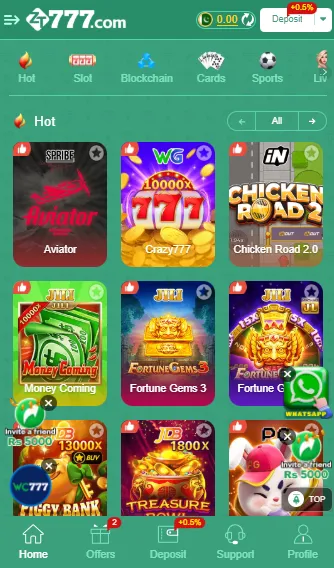 ZT777 GAME APPLICATION ALLOWS PLAYER TO ENJOY THEIR FAVRIOTE CASINO GAME WITHIN THE ZT777 GAME