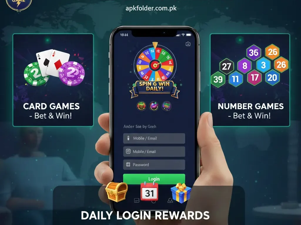 “666W Game card and spin gameplay