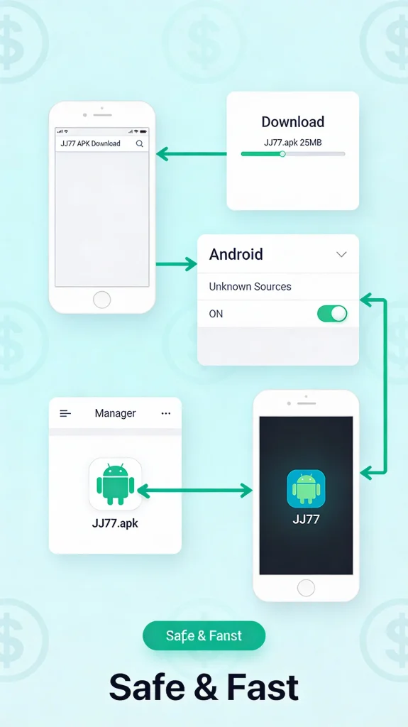 JJ77 GAME IS EASY TO DOWNLOAD AND INSTALL