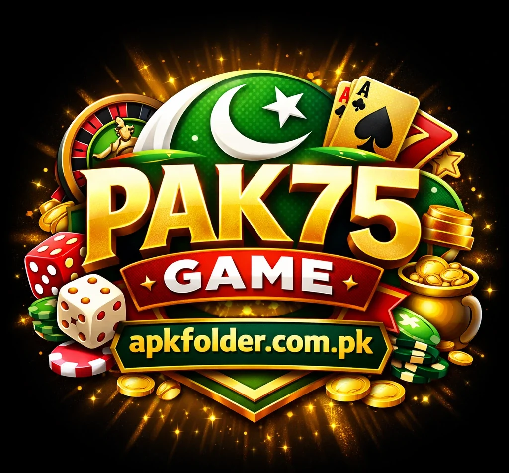 PAK75 Game APK official feature image - download real money casino app from apkfolder.com.pk Pakistan