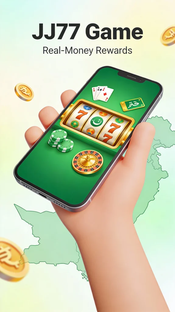 JJ77 game gives you opportunity to avail daily bonuses and win real money. 