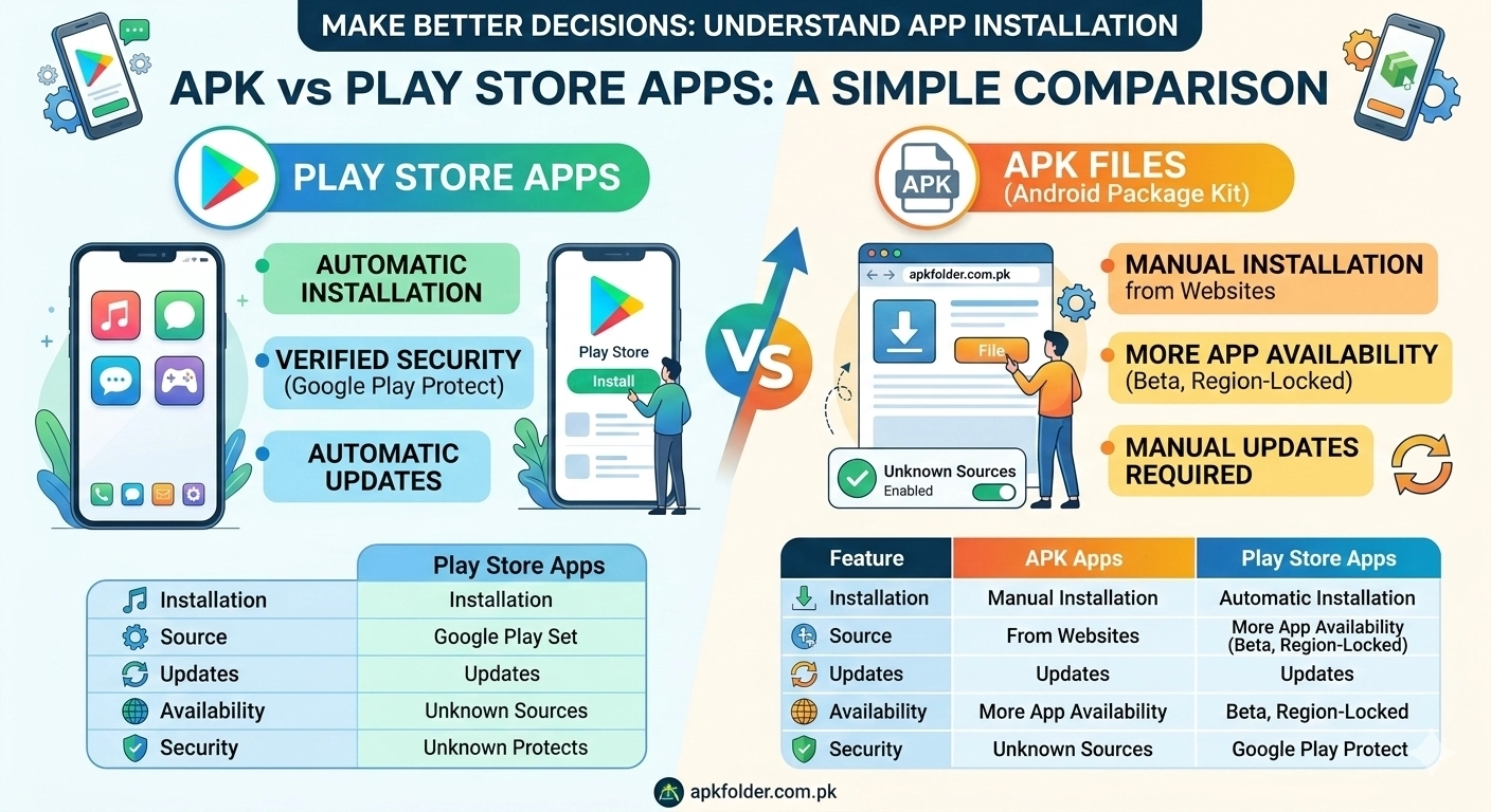 APK vs Play Store
